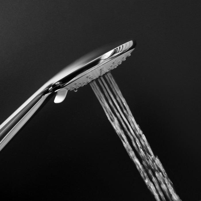 Душевая лейка ZEIN Z0211, 3 режима, большая, пластик, цвет хром Душевая лейка ZEIN Z0211, 3 режима, большая, пластик, цвет хром