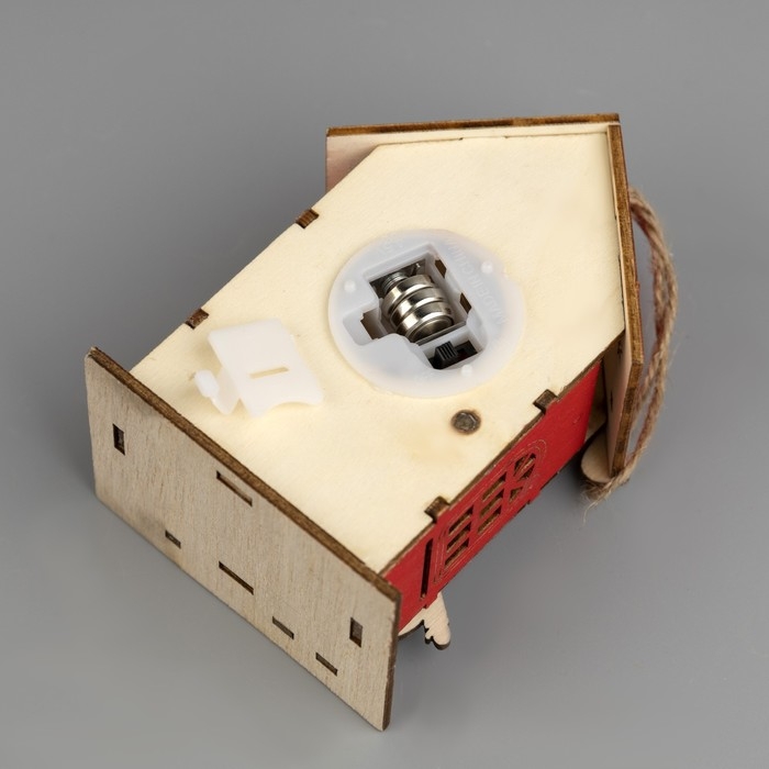 Ёлочная игрушка &laquo;Домик эльфа&raquo;, от батареек, свечение тёплое белое