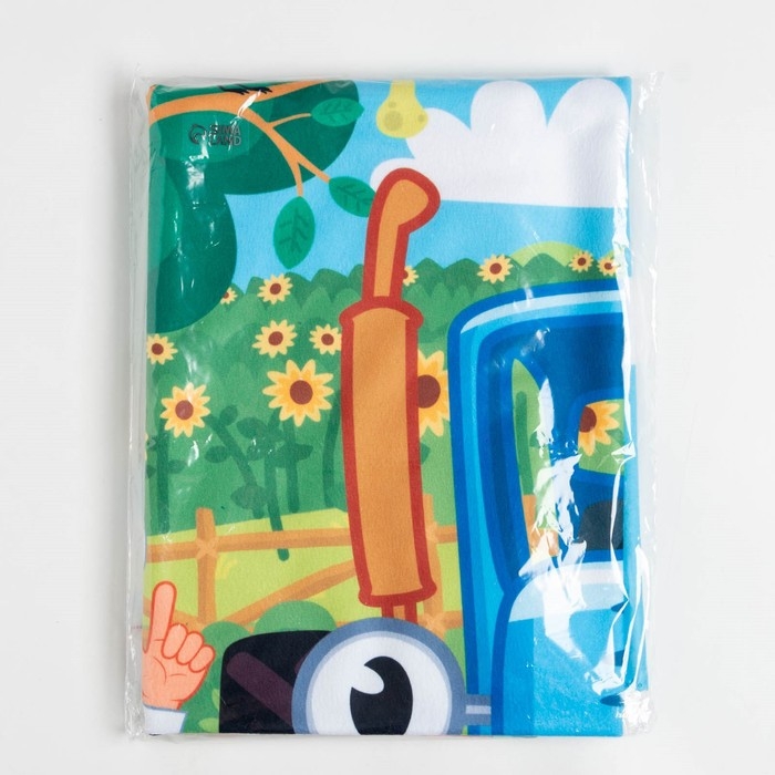 Плед детский &laquo;Синий трактор&raquo;, 100х140 см, 100% полиэстер