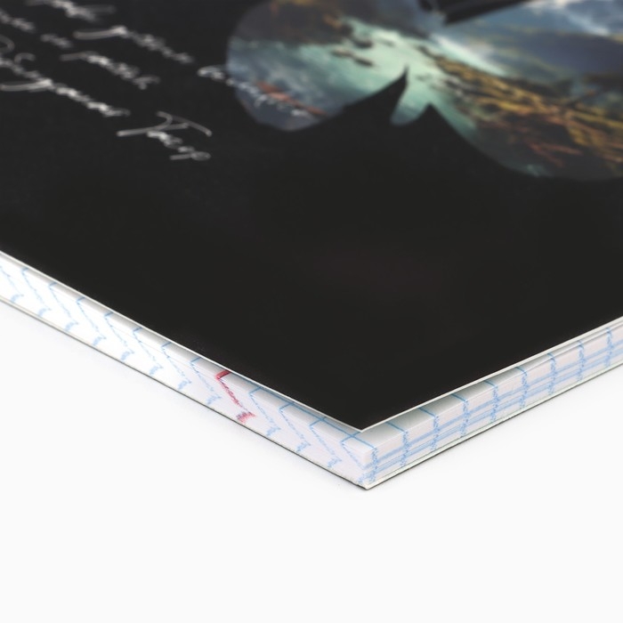 Предметная тетрадь А5, 48 л на скрепке &laquo;Силуэт.Биология&raquo; Софт тач лам, уф лак