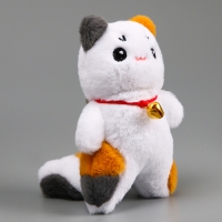 Мягкая игрушка &laquo;Котик&raquo; на брелоке, 14 см, цвет белый