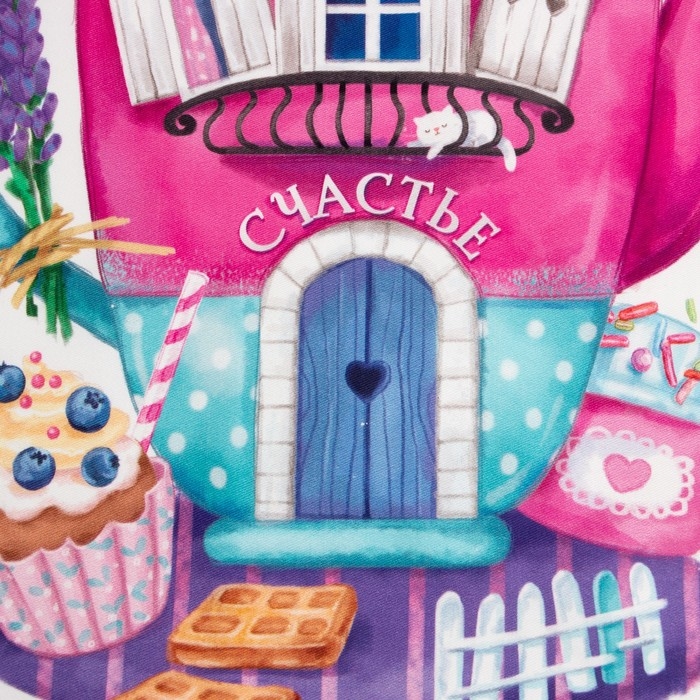 Набор полотенец "Этель" Душистый чай 40х73 см - 2 шт., 100% хлопок, саржа