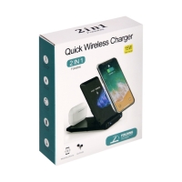 Беспроводное зарядное устройство H16, 15 W, складная, чёрная Беспроводное зарядное устройство H16, 15 W, складная, чёрная