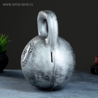 Копилка "Гиря" серый, 19х19х29см МИКС Копилка "Гиря" серый, 19х19х29см МИКС