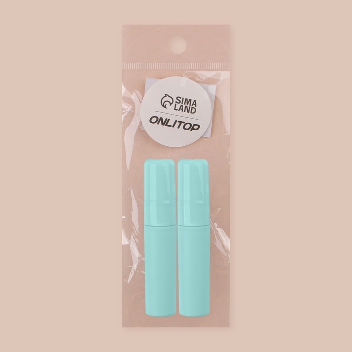 Флаконы для парфюма, набор - 2 шт, 5 мл, цвет МИКС Флаконы для парфюма, набор - 2 шт, 5 мл, цвет МИКС