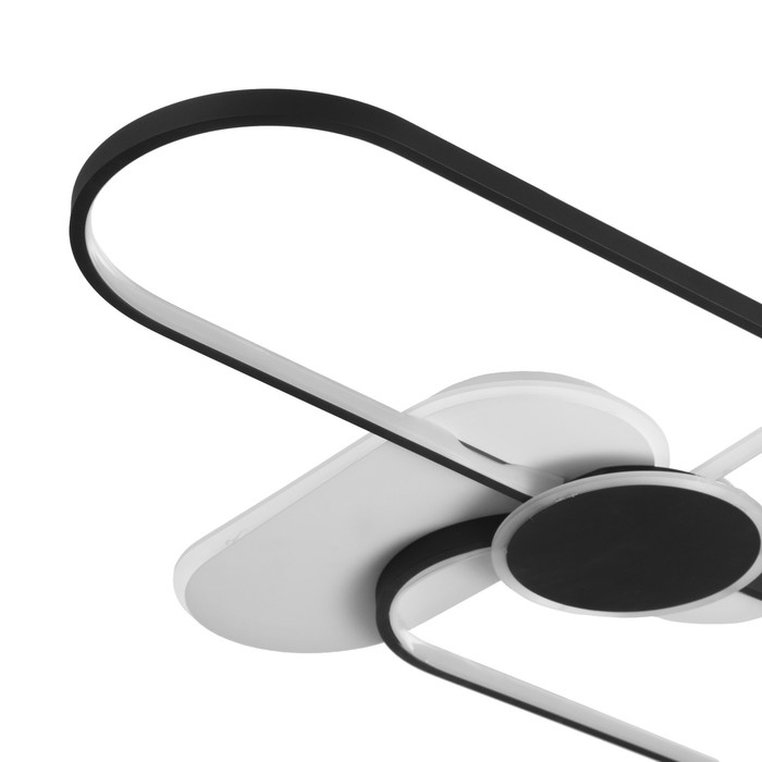 Светильник "Лайн" LED 90Вт 4000К черно-белый 110х67х6 см BayerLux