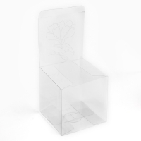 Коробка подарочная ПВХ, упаковка, &laquo;Расцветай&raquo;, 12 х 12 х 12 см