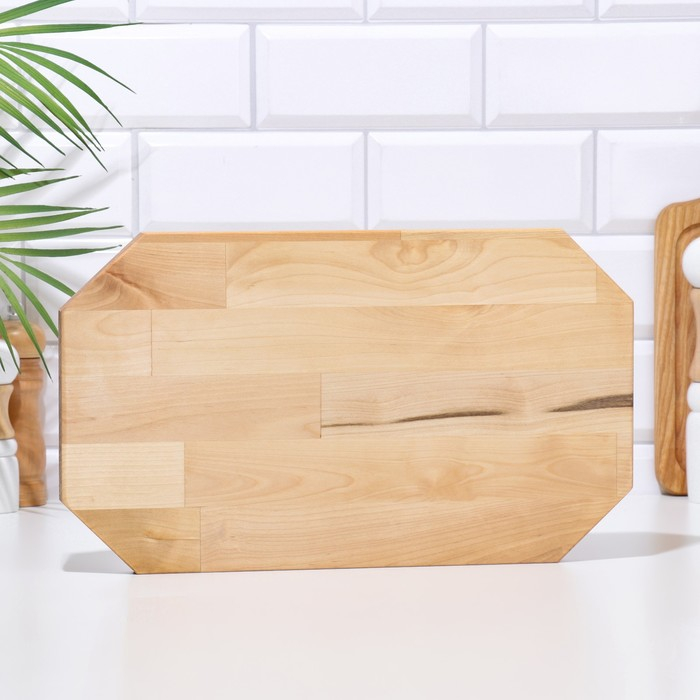 Доска разделочная &laquo;Гайка&raquo; большая (кровосток) 38х22х1,8 см