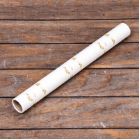 Бумага силиконизированная &laquo;Бусинки&raquo; золото, 0,38 х 5 м