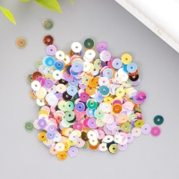 Пайетки "Плоские. Блеск золота. Ассорти блеск" набор 10 гр d-4 мм Пайетки "Плоские. Блеск золота. Ассорти блеск" набор 10 гр d-4 мм