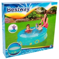 Бассейн Fast Set,152 x 38 см, с распылителем, от 2 лет, цвет МИКС, 57326 Bestway