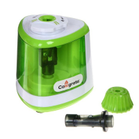 Точилка электрическая с контейнером (работает от двух пальчиковых батареек), МИКС Точилка электрическая с контейнером (работает от двух пальчиковых батареек), МИКС