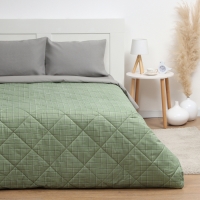 Покрывало LoveLife 1,5сп Green cage 150*210&plusmn;5см, новосатин, 100%п/э