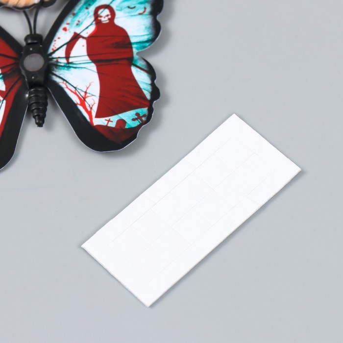 Магнит пластик Магнит пластик "Бабочки. Кошмар" набор 12 шт МИКС 10 см