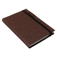 Ежедневник недатированный, обложка ПВХ, формат А5, 140 листов в клетку, на резинке, с карманами, МИКС Ежедневник недатированный, обложка ПВХ, формат А5, 140 листов в клетку, на резинке, с карманами, МИКС