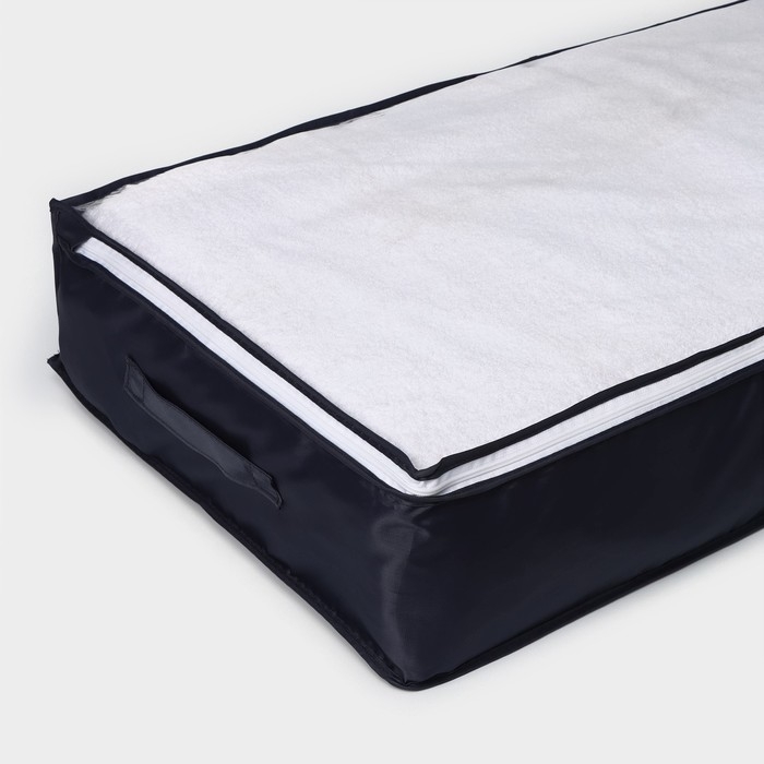 Кофр для хранения вещей LaDо́m, 80&times;45&times;15 см, цвет графитовый