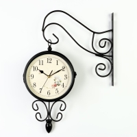 Часы настенные двусторонние, на подвесе "Весенние", бесшумные, циферблат d-17 см, 30 х 48 см Часы настенные двусторонние, на подвесе "Весенние", бесшумные, циферблат d-17 см, 30 х 48 см