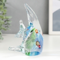 Сувенир стекло "Рыбка многоцветная" под муранское стекло МИКС 3х11х10 см Сувенир стекло "Рыбка многоцветная" под муранское стекло МИКС 3х11х10 см