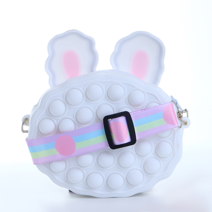 Сумка детская на молнии &laquo;Выбражулька&raquo;, цвет белый