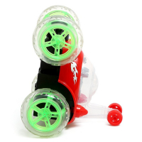 Перевёртыш радиоуправляемый &laquo;Трюкач&raquo;, подсветка колёс, работает от аккумулятора, цвета МИКС