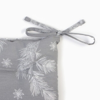 Сидушка Этель &laquo;Серебряные ветки&raquo;, 40х40 см, саржа 190 г/м2