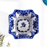 Набор салатников "Гранённый", 3 шт, 350 мл, 650 мл, 1 л, гжель