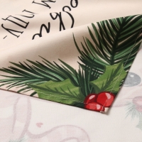 Новый год. Символ года. Змея. Кухонное полотенце Этель "Любви в Новом году" 40х70 см, 100% хл, саржа 190 г/м2