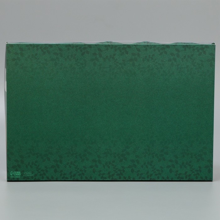 Коробка для печенья, кондитерская упаковка с PVC крышкой, &laquo;Дорогому учителю&raquo;, 20 х 30 х 8 см