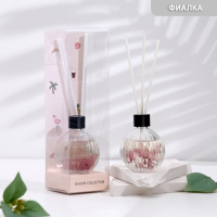 Диффузор ароматический с наполнением "Natural", 50 мл, фиалка, "Богатство Аромата" Диффузор ароматический с наполнением "Natural", 50 мл, фиалка, "Богатство Аромата"