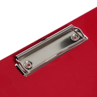 Планшет с зажимом А4, 2 мм, Calligrata прочный, картон/бумвинил, красный (клипборд) Планшет с зажимом А4, 2 мм, Calligrata прочный, картон/бумвинил, красный (клипборд)