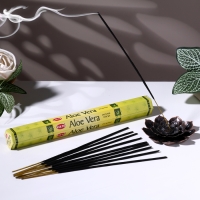 Благовония HEM "Aloe Vera. Алое", 20 палочек в упаковке, шестигранник Благовония HEM "Aloe Vera. Алое", 20 палочек в упаковке, шестигранник
