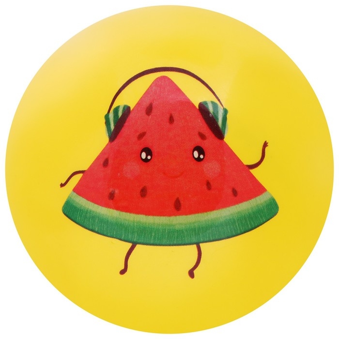 Мяч детский &laquo;Арбузик&raquo;, d=22 см, цвет МИКС