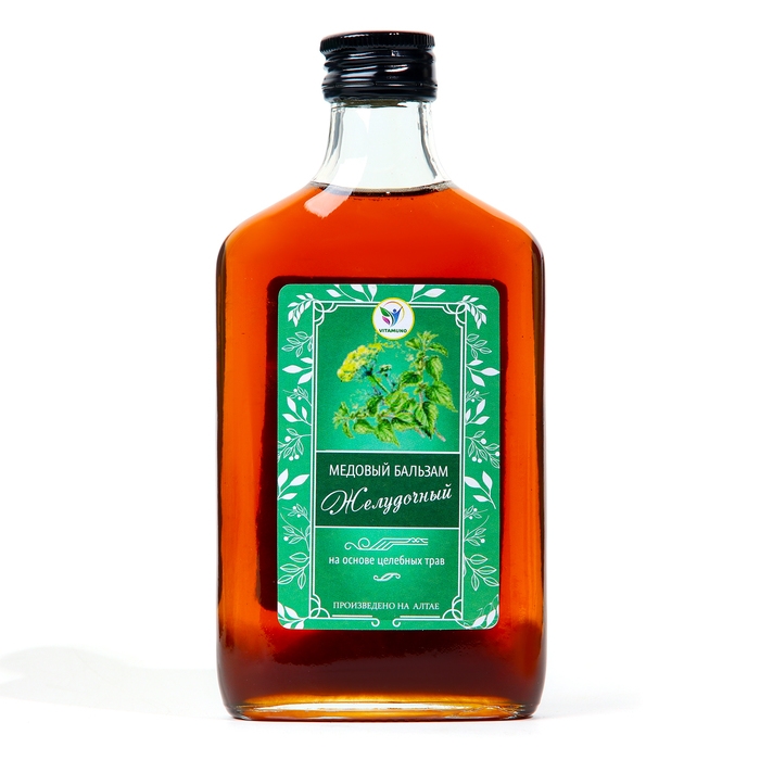 Бальзам медовый безалкогольный Vitamuno Желудочный, 250 мл Бальзам медовый безалкогольный Vitamuno Желудочный, 250 мл