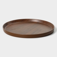 Блюдо &laquo;Натурэль&raquo;, d=20,5 см, цвет коричневый