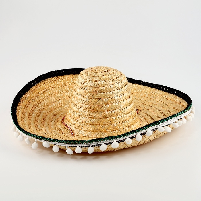 Карнавальная шляпа «Сомбреро», р-р. 56-58 Карнавальная шляпа «Сомбреро», р-р. 56-58