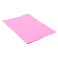 Папка на резинке А4, 500 мкм, Calligrata, Pastel, корешок 20 мм, до 150 листов, тиснение "песок", фламинго Папка на резинке А4, 500 мкм, Calligrata, Pastel, корешок 20 мм, до 150 листов, тиснение "песок", фламинго