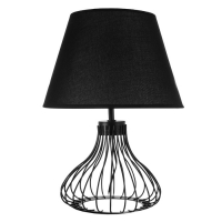 Настольная лампа 16785/1 E27 40Вт черный 22,5х22,5х38,5 см RISALUX Настольная лампа 16785/1 E27 40Вт черный 22,5х22,5х38,5 см RISALUX