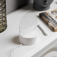 Светодиодный ночник с маркером 13.8 &times; 17.8 &times; 9.7 см, USB, свечение тёплое белое