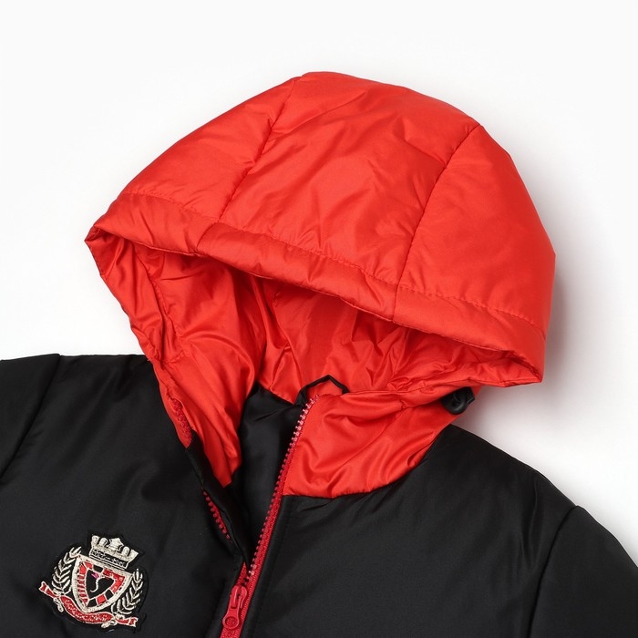 Куртка демисезонная детская, цвет чёрный, рост 146-152 см Куртка демисезонная детская, цвет чёрный, рост 146-152 см