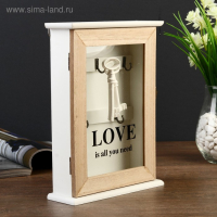 Ключница дерево 5 крючков "Ключи. Любовь" 26х19х6 см Ключница дерево 5 крючков "Ключи. Любовь" 26х19х6 см