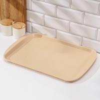 Поднос, 49,5×35 см, цвет бежевый Поднос, 49,5×35 см, цвет бежевый