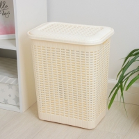 Корзина бельевая с крышкой, 30 л, 37×26×46,5 см, цвет МИКС Корзина бельевая с крышкой, 30 л, 37×26×46,5 см, цвет МИКС