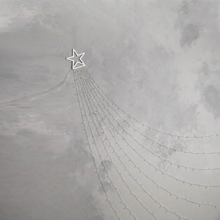 Светодиодная фигура &laquo;Комета&raquo; 3.5 м, пластик, 9 нитей, 220 В, свечение синее