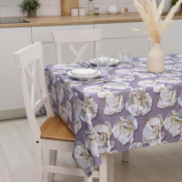 Клеёнка на стол &laquo;Нежная&raquo;, на тканевой основе, рулон 20 метров, ширина 137 см, толщина 0,25 мм