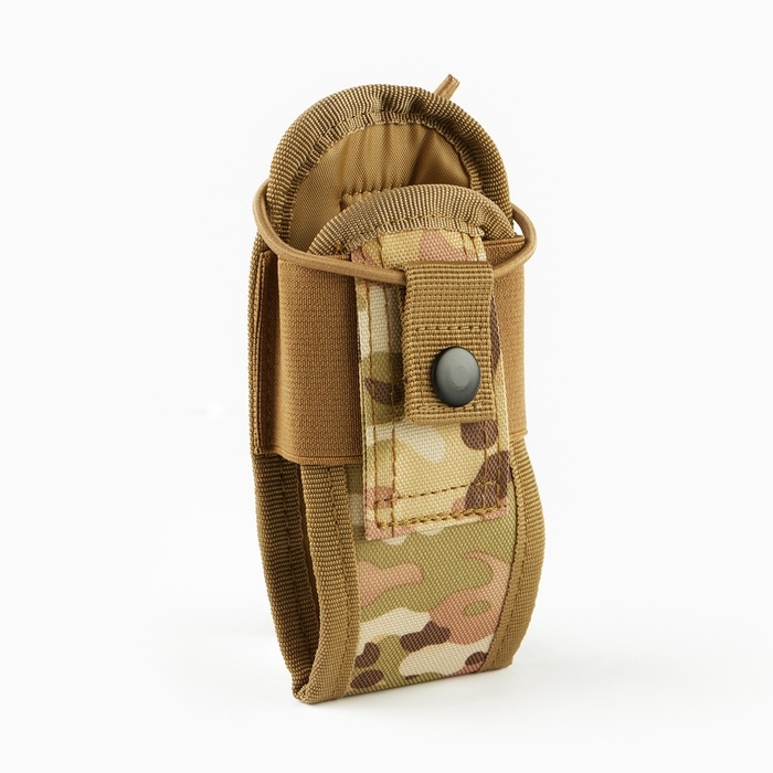 Подсумок тактический для рации Baofeng, 6.5&times;5&times;15 см, на пояс и бронежилет, MOLLE, мультикам