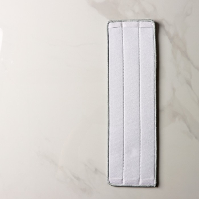 Насадка для швабры с отжимом и алюминиевой платформой Raccoon, карманы с 2-х сторон, микрофибра 42&times;12,5 см