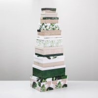 Набор коробок 10 в 1, упаковка подарочная, «GREEN», 12 х 7 х 4 - 32.5 х 20 х 12.5 см Набор коробок 10 в 1, упаковка подарочная, «GREEN», 12 х 7 х 4 - 32.5 х 20 х 12.5 см