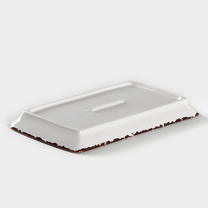 Блюдо фарфоровое Antica perla, 12&times;20,5 см