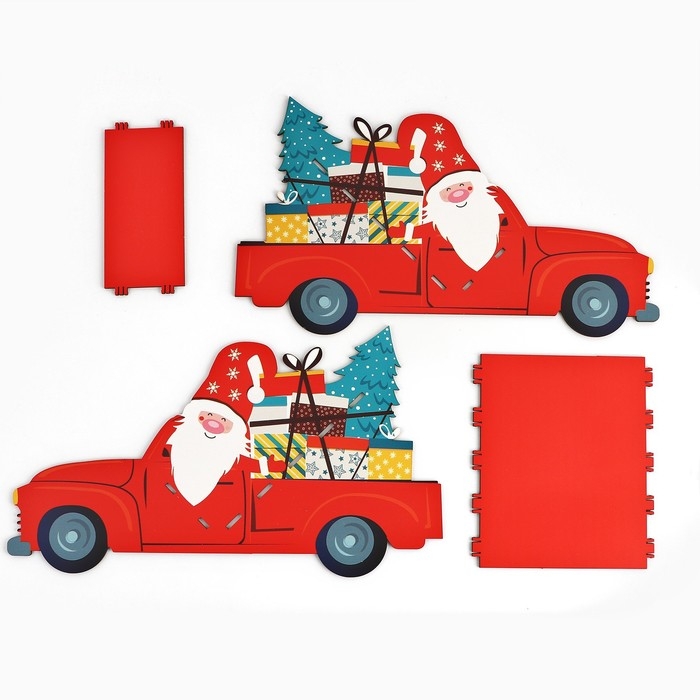 Органайзер для хранения бутылок &laquo;Дед мороз в машине&raquo;