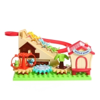 Конструктор развивающий с шестерёнками &laquo;Дино Мир&raquo;, 33 детали